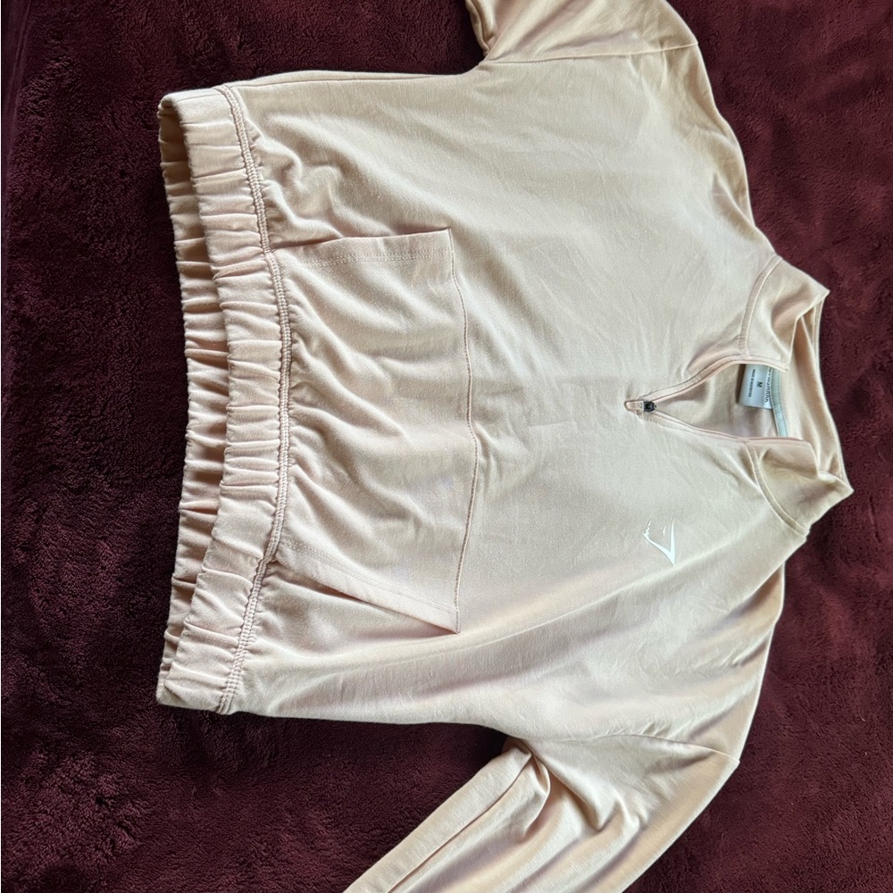 Gymshark Cream Crop Top